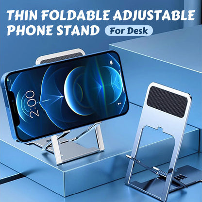 Support de téléphone fin, pliable et réglable pour burea