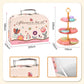 🍵🛒 -50% ! 🦄Set de Théière Jouet pour Enfant – 17 Pièces, Portable & Jeu d’Imagination.