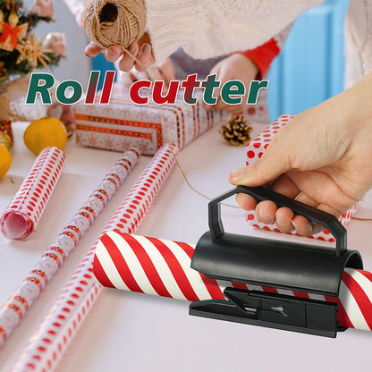 🎁🎄Soldes de Noël : 50 % de réduction !🔥Coupe-rouleau pour papier cadeau « Clean-Cut »