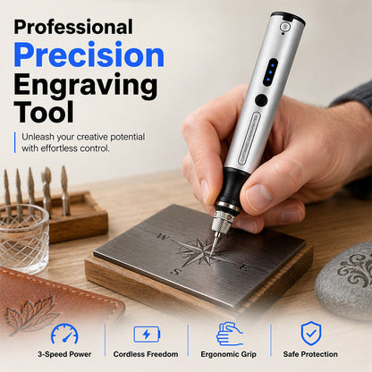 Mini stylo graveur électrique sans fi