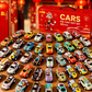 Coffret de Jeu Garage Pliable avec Voitures Jouets