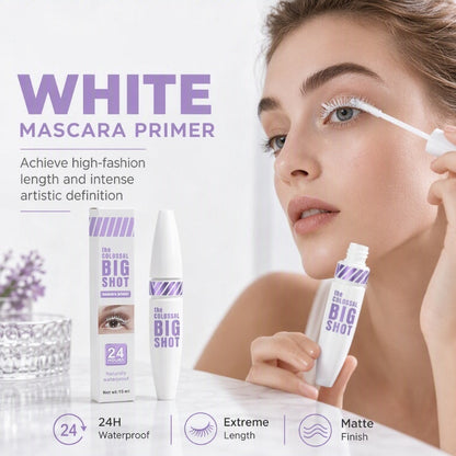 ✨2 achetés, 1 offert 💜 Doublez instantanément la longueur de vos cils ! Base blanche qui ne coule pas, efficace 24