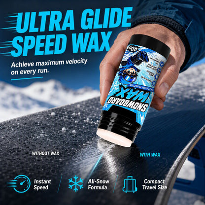 ❄️ Bâton de fartage rapide à frotter pour snowboard ⛷️ Application facile, glisse optimale ⚡‑50% DE RÉDUCTION ! Pour vos sorties sur neige ✨