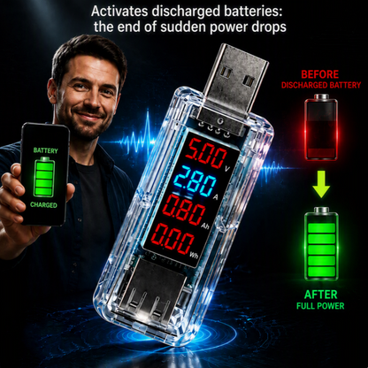 🔌50 % DE RÉDUCTION | Clé USB de réparation de batterie pour smartphone – Plug-and-Play, sans démontage, optimisez les performances de la batterie de votre téléphone !