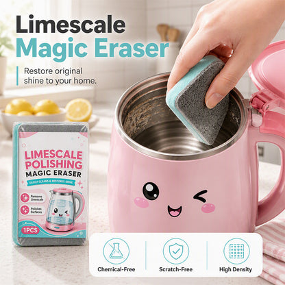 🧽50 % DE RÉDUCTION EN CE MOMENT ! Éponge « Magic Eraser » anti-calcaire — Tampon à récurer sans produits chimiques, éponge de nettoyage haute densité qui ne raye pas, pour bouilloires, éviers et taches d'eau dur