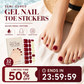 🔥 50% DE RÉDUCTION ! ✨Autocollants pour ongles de pieds en gel semi-durci