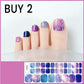 🔥 50% DE RÉDUCTION ! ✨Autocollants pour ongles de pieds en gel semi-durci