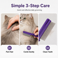 Peigne anti-puces à dents fines pour chats et chien