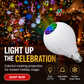 🎄 Lampe projecteur de Noël rotative | 16 motifs