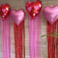 🎉 -50% ! Lot ballons alu étoile + pompons + kit fond photo avec guirlande – installation facile – pour anniversaires et fêtes à thèm