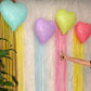 🎉 -50% ! Lot ballons alu étoile + pompons + kit fond photo avec guirlande – installation facile – pour anniversaires et fêtes à thèm