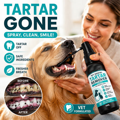 Spray nettoyant dentaire doux pour animaux de compagni