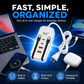 Station de recharge de bureau USB multipor