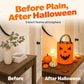Seau à bonbons d'Halloween lumineu