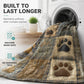 🐾 PROMO FLASH : 50% DE RÉDUCTION ! Couverture Douce en Flanelle – Motif Empreinte de Patte & Sensation Confortable for Des Moments de Détente Douillets ☁️✨