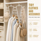 👕 V-Shape Double-Sided Hanger | Space Saver