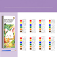 Livre de peinture à l'aquarelle de poche pour enfants