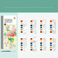 Livre de peinture à l'aquarelle de poche pour enfants
