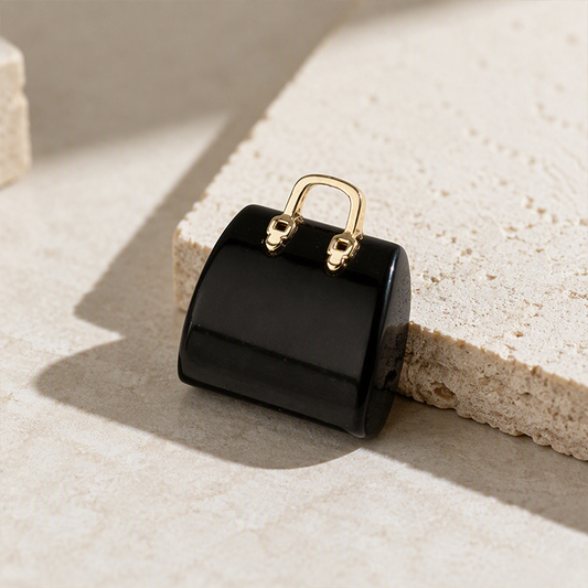 🔮 50 % DE RÉDUCTION⏰ Mini sac à main décoratif en pierre, très élégant 👜✨
