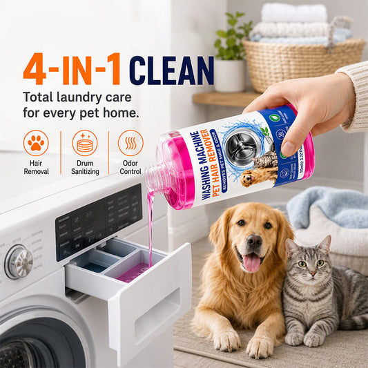 Nettoyant en profondeur pour lave-linge, spécial poils d'animaux