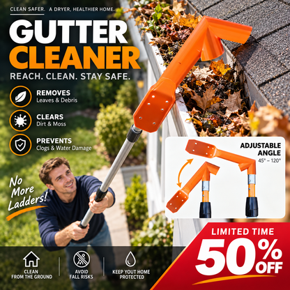 Outil de nettoyage de gouttières « No-Climb »