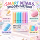 Écrivez et effacez en un clin d'œil ! Stylos gel effaçables 8 couleurs, sans salissures