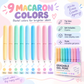 Écrivez et effacez en un clin d'œil ! Stylos gel effaçables 8 couleurs, sans salissures