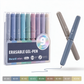 Écrivez et effacez en un clin d'œil ! Stylos gel effaçables 8 couleurs, sans salissures