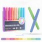 Écrivez et effacez en un clin d'œil ! Stylos gel effaçables 8 couleurs, sans salissures