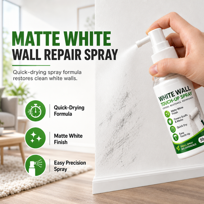 🔥‑50% Réduction ! Spray retouche pour murs blancs 🧱 Masque les taches, application simple, rénovation rapide ✨