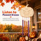 🎃 Kit de bricolage « citrouille d'Halloween » en bois | Carillon éolien à faire soi-même