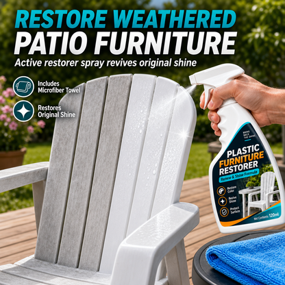 Spray de restauration pour meubles en plastiqu