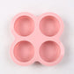 📢📢50% DE RÉDUCTION !! ⏰ Moule rond en silicone de 10 cm pour friteuse à air – 3 ou 4 cavités, démoulage facile et cuisson polyvalente