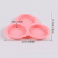 📢📢50% DE RÉDUCTION !! ⏰ Moule rond en silicone de 10 cm pour friteuse à air – 3 ou 4 cavités, démoulage facile et cuisson polyvalente