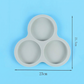 📢📢50% DE RÉDUCTION !! ⏰ Moule rond en silicone de 10 cm pour friteuse à air – 3 ou 4 cavités, démoulage facile et cuisson polyvalente