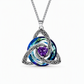 ⏳Spécial à durée limitée⏰Pendentif nœud celtique pierre de naissance – Collier femme symbolique