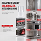 Spray nettoyant et lustrant multifonction en acier inoxydabl
