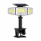 Lampe solaire à 3 têtes avec détecteur de mouvemen