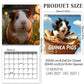 ⏳50 % de réduction pour une durée limitée⏰Adorable calendrier mural avec des cochons d'Inde