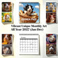 ⏳50 % de réduction pour une durée limitée⏰Adorable calendrier mural avec des cochons d'Inde