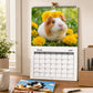 ⏳50 % de réduction pour une durée limitée⏰Adorable calendrier mural avec des cochons d'Inde