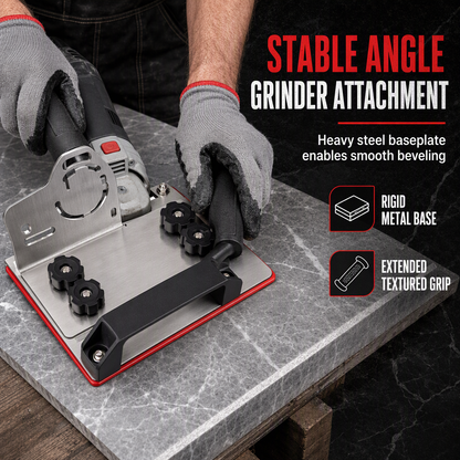 📐 PROMO FLASH : 50% DE RÉDUCTION ! Support de Chanfreinage 45° pour Carrelage – Guide de Coupe Précise pour Meuleuse Type 100 for des Joints d'Onglet Impeccables 🛠️✨