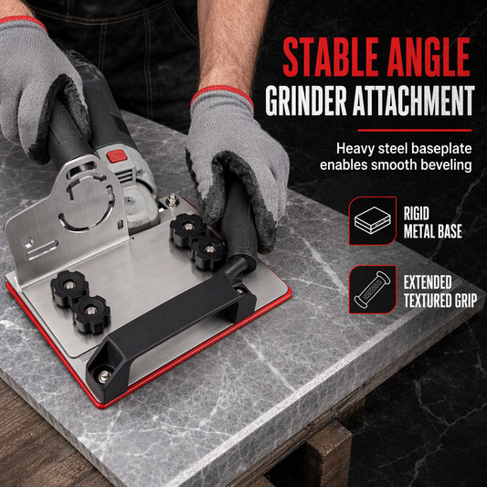 📐 PROMO FLASH : 50% DE RÉDUCTION ! Support de Chanfreinage 45° pour Carrelage – Guide de Coupe Précise pour Meuleuse Type 100 for des Joints d'Onglet Impeccables 🛠️✨