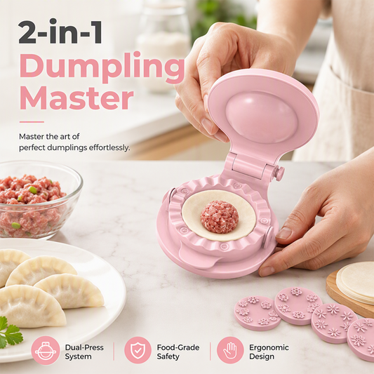 Beginner-Friendly Manual Dumpling Maker Press