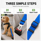 Ceinture de sécurité réglable et résistante pour animaux de compagnie en voitur