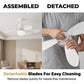 Ventilateur de plafond LED 2-en-1 avec fonction de refroidissement