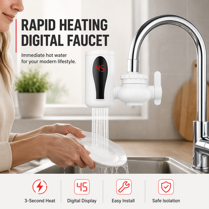 Robinet électrique à eau chaude instantanée pour la cuisine