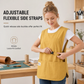 ⏳Offre à durée limitée⏰ Tablier-gilet de cuisine imperméable et résistant à l’huile, sans manches et respirant, pour la restauration