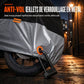 🏍️🌧️ Housse de Moto avec Passages pour Antivol – Tissu Oxford, Boucle de Maintien et Détails Réfléchissants