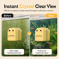 Nettoyeur magnétique double face pour vitres d'aquarium